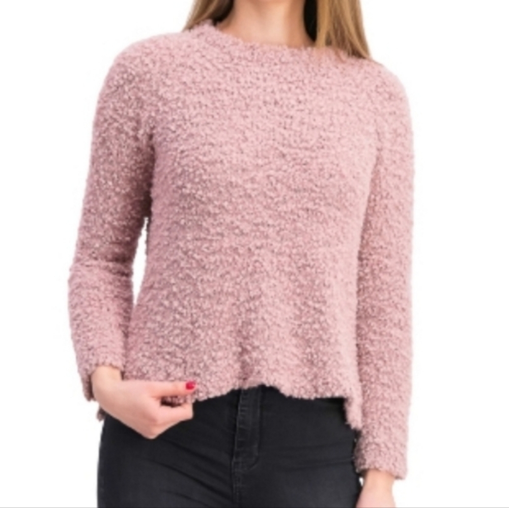 Hippy Rose ▪︎ Rose colored Soft & Stretchy Sweater in sz Lg